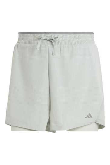 Buy adidas Grey Performance Training Hiit Heat.rdy Two In One