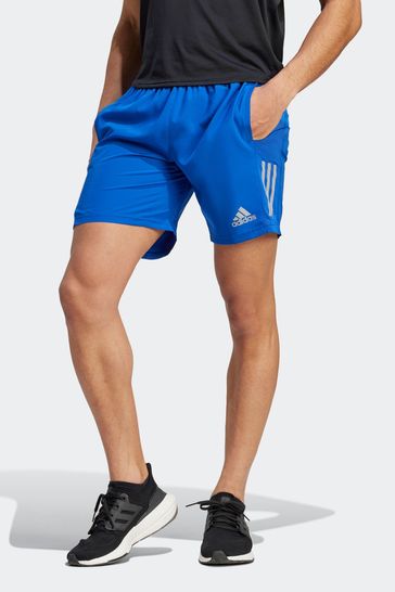 adidas Blue Performance Own the Run Shorts