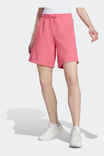 adidas Pink Sportswear All Szn Fleece Shorts