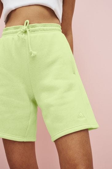 Womens adidas best sale fleece shorts
