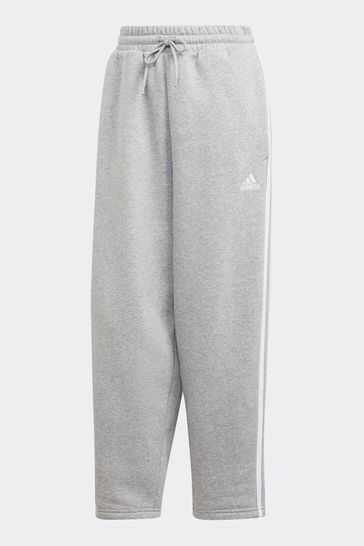 Buy adidas Grey Sportswear Essentials 3 Stripes Open Hem Fleece Joggers from Next Bahrain