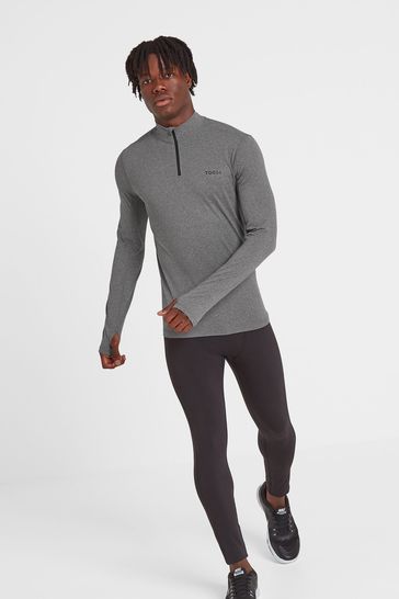 Buy Tog 24 Mens Grey Snowdon Thermal Zipneck Base Layer from Next USA