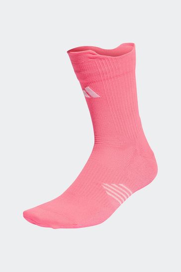 adidas Pink Adult Running x Supernova Crew Socks