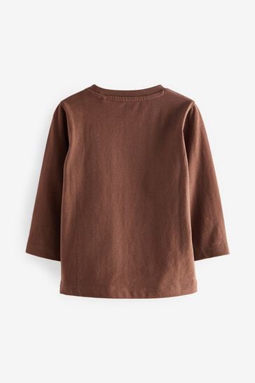 brown long sleeve top child