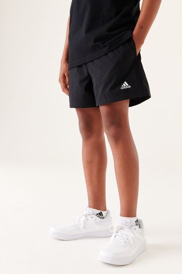 Buy adidas Essentials Next USA Shorts from Chelsea Black Logo Small