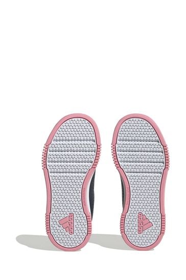 Buy adidas Black Pink Kids Sportswear Tensaur Hook And Loop