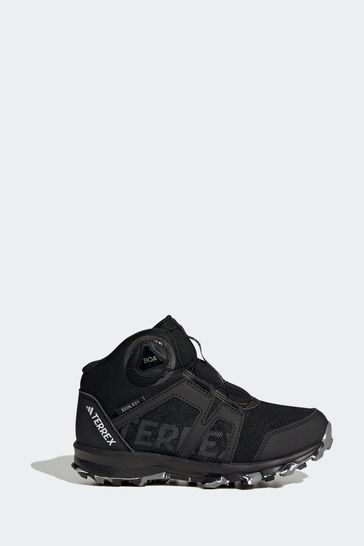 adidas Black Terrex BOA Mid RAIN.RDY Hiking Shoes