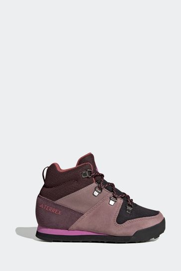 adidas Peach Pink Kids Sport  Terrex Snowpitch COLD.RDY Winter Boots