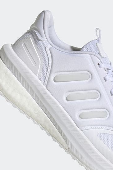 Adidas white workout shoes top