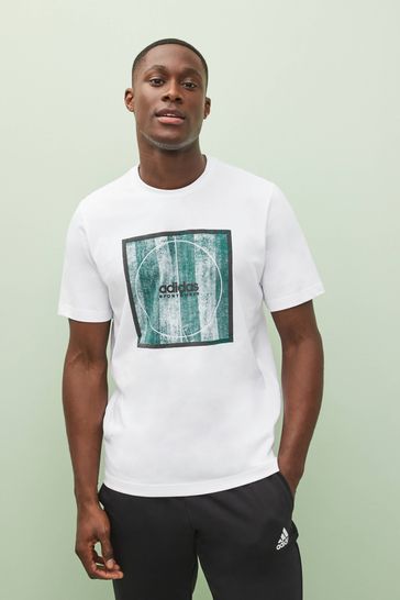 adidas White Sportswear Tiro Box Graphic T-Shirt