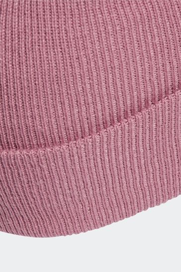 Adidas top pink beanie