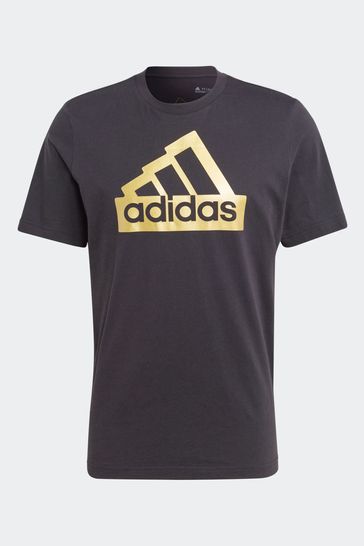 Metallic adidas shirt hotsell