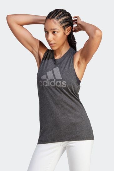 Buy adidas Black Sportswear Future Icons Winners 3.0 Tank Top from