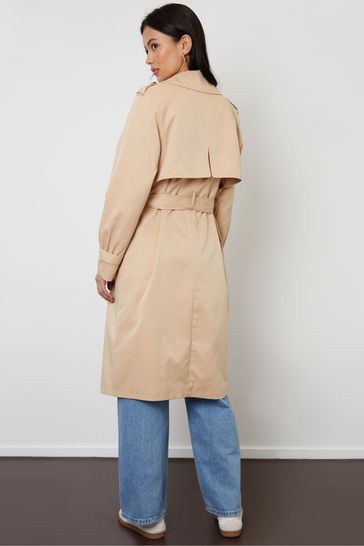 Raglan online trench coat