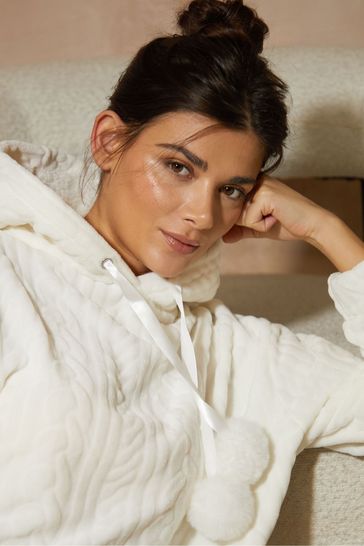 Oversized teddy deals hoodie