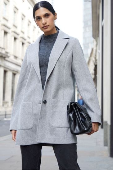 Single breasted formal coat sale