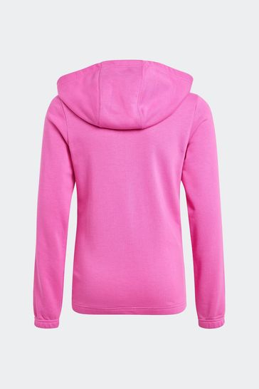 Adidas pink zip 2025 hoodie