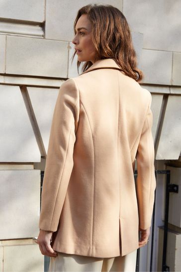 Buy Threadbare Camel Single Breasted Formal Coat from Next Bahrain