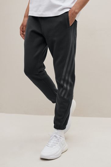 Adidas joggers black store