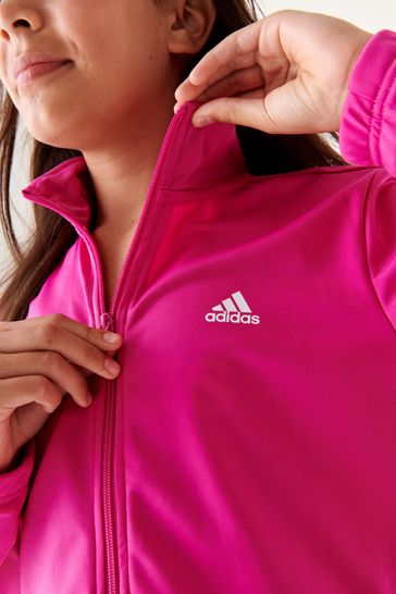 adidas Pink Sportswear Junior Essentials Big Logo Tracksuit