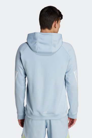 Adidas white and blue hoodie 2025