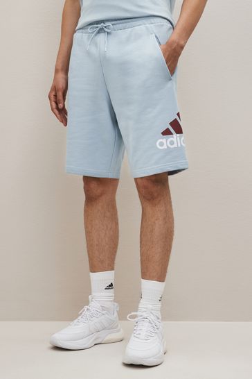adidas Blue Sportswear Essentials Big Logo French Terry Shorts