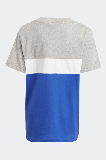 Adidas t shirt blue colour clearance