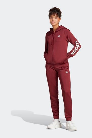 Adidas discount linear tracksuit