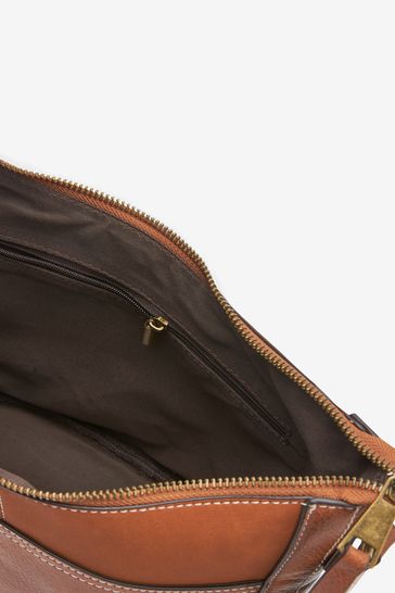 Buy Tan Brown Casual Messenger Cross Body Bag from Next Luxembourg