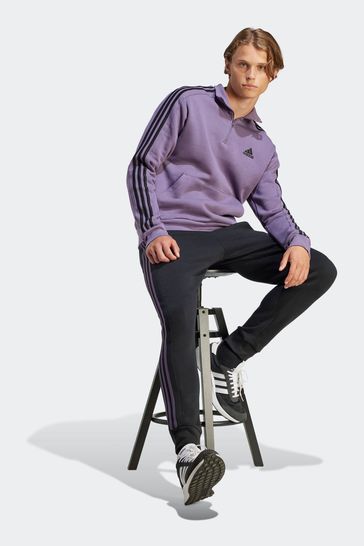 Adidas with sales purple stripes