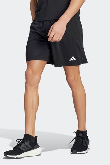 adidas Black Performance Train Essentials Seasonal Camo Shorts