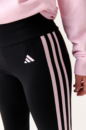 Buy adidas Black Sportswear Junior Essentials AEROREADY 3 Stripes High Waisted Leggings from Next Netherlands