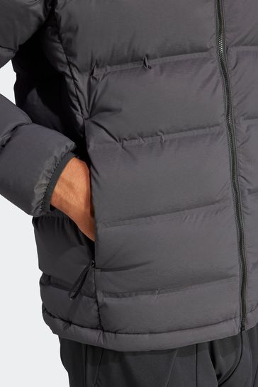 Helionic hooded online down jacket