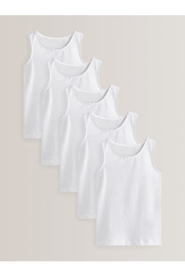 Buy 5 Pack Vests (1.5-16yrs) from Next Ireland