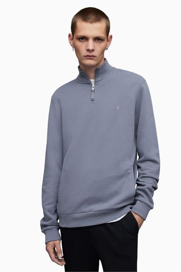 Half zip grey sweatshirt hot sale
