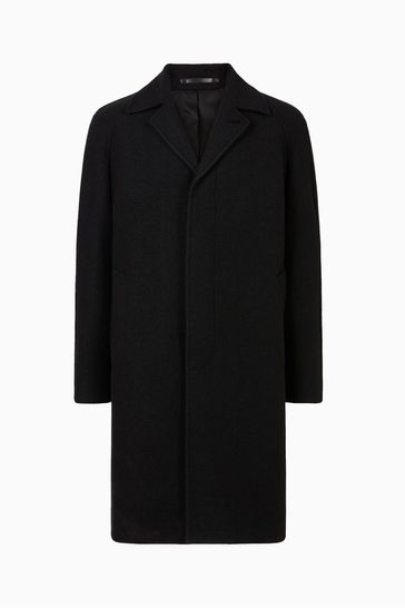 Buy AllSaints Black Holt Coat from Next Ireland