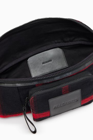 Buy All Saints Red Check Bumbag from Next USA