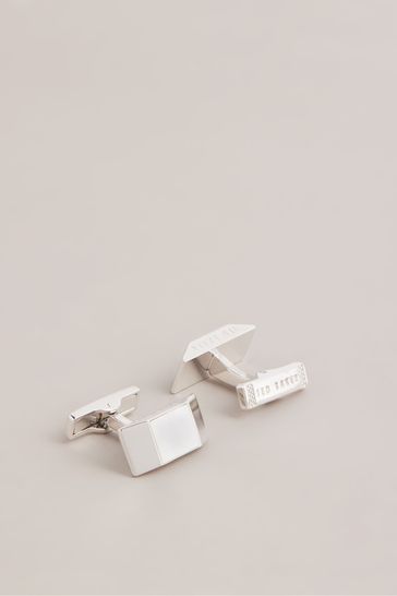 Ted Baker Silver Tone Presus Col Semi Precious Cufflinks