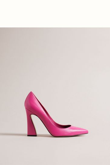 Ted Baker Pink Teyma Leather Court Shoes