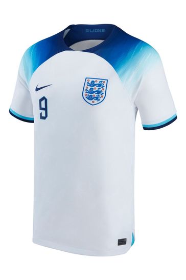 Buy Nike White Kane 9 England Stadium Home Junior Football Shirt