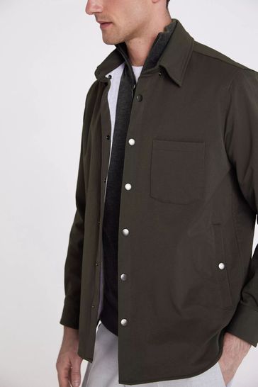 Khaki green shacket Clearance