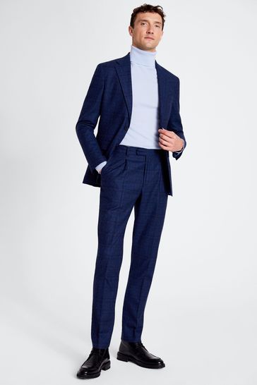 Blue and black suit jacket outlet