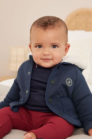 Baker by Ted Baker Navy Quilted Jacket
