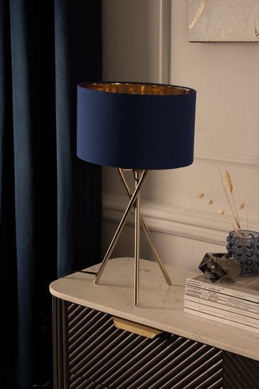 Navy on sale bedroom lamps