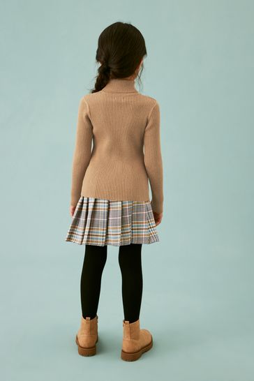 Tan sale roll neck