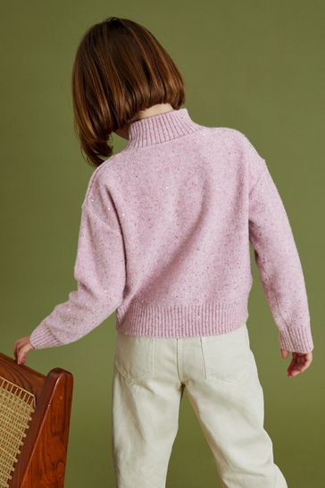 Pink hotsell sequin jumper