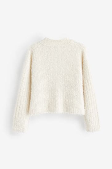 Buy Ecru Cream Funnel Neck Cosy Jumper 3 16yrs from Next Luxembourg