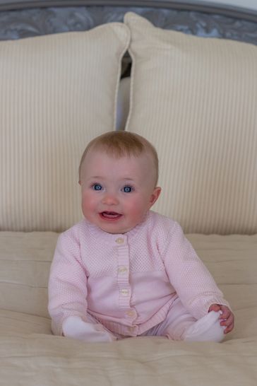 Buy Emile Et Rose Pink True Knit Cardigan from the Laura Ashley
