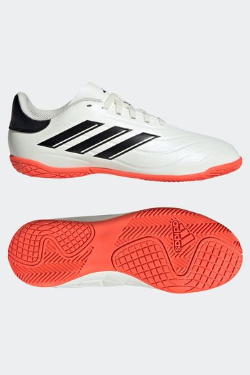 adidas White Black Performance Copa Pure Ii Club Indoor Boots
