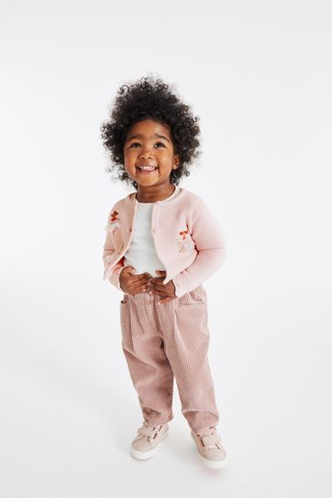 Buy Pink Marl Cardigan (3mths-7yrs) from Next USA